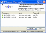 FTP Password Recovery Server screenshot